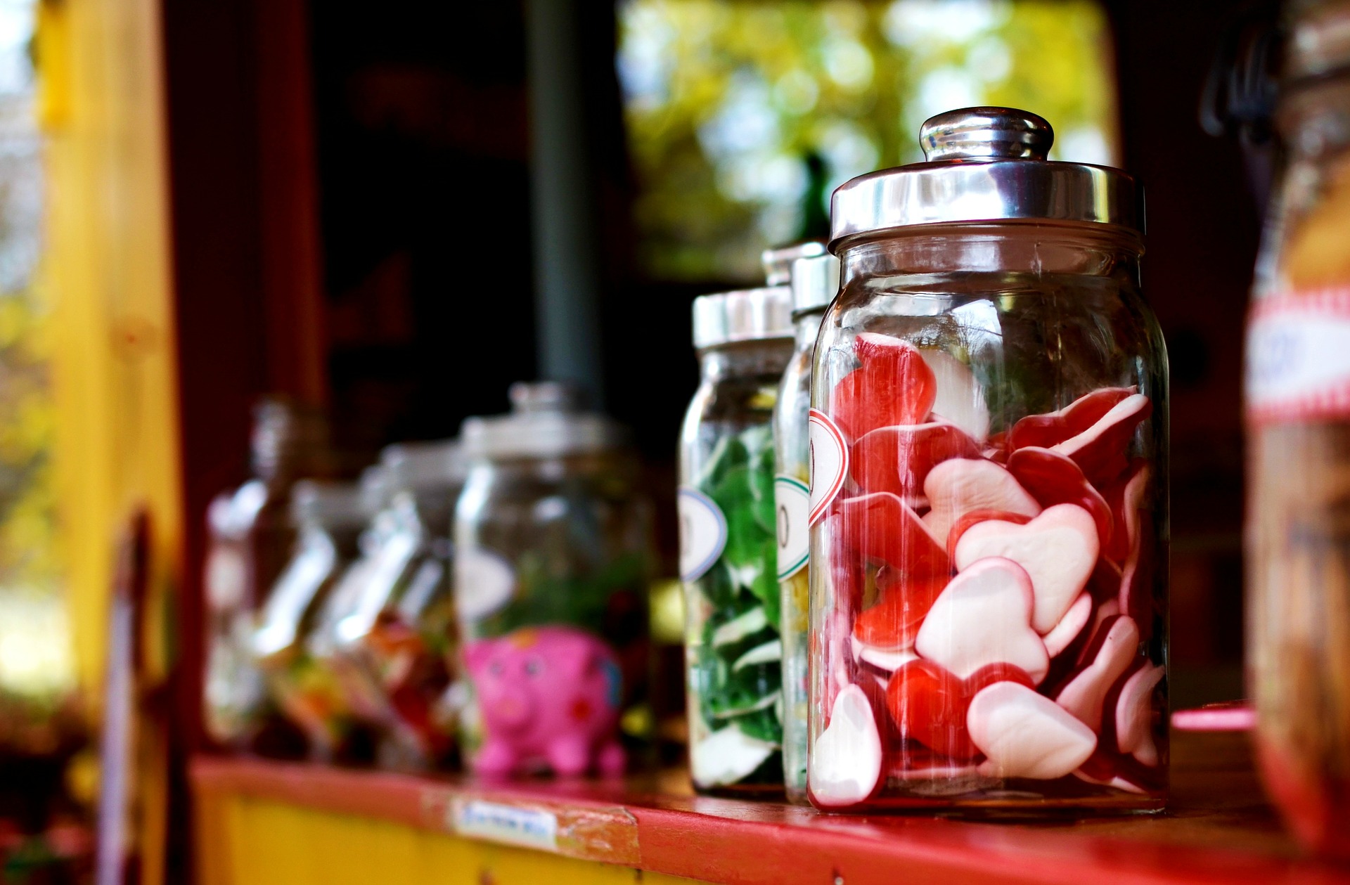Candies Jars Candy Jars Assorted Candies Glass Jars
